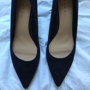 Zara Navy Blue Pumps